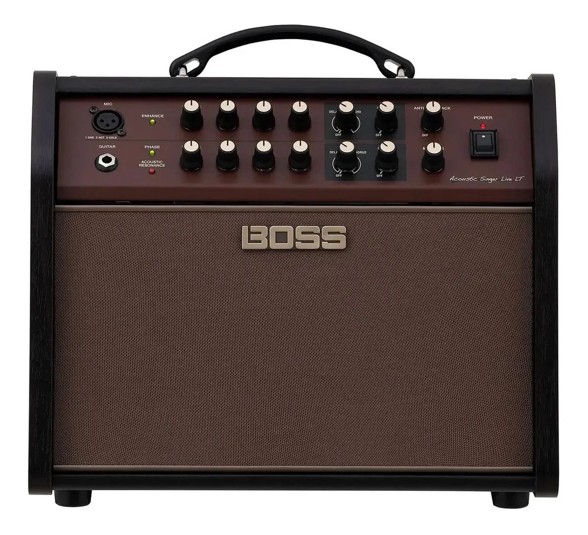 Amplificador de guitarra acústica e microfone Boss Acslive Lt 6