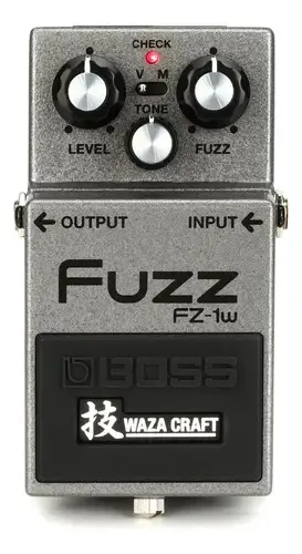 Boss Fz-1w Waza - Pedal prateado para artesanato