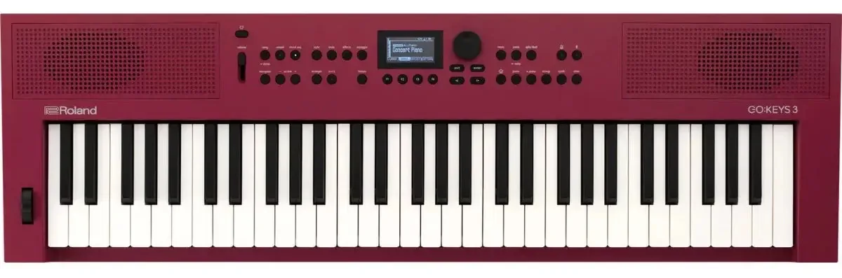 Teclado Musical Roland GOKEYS3RD Cor Vermelho