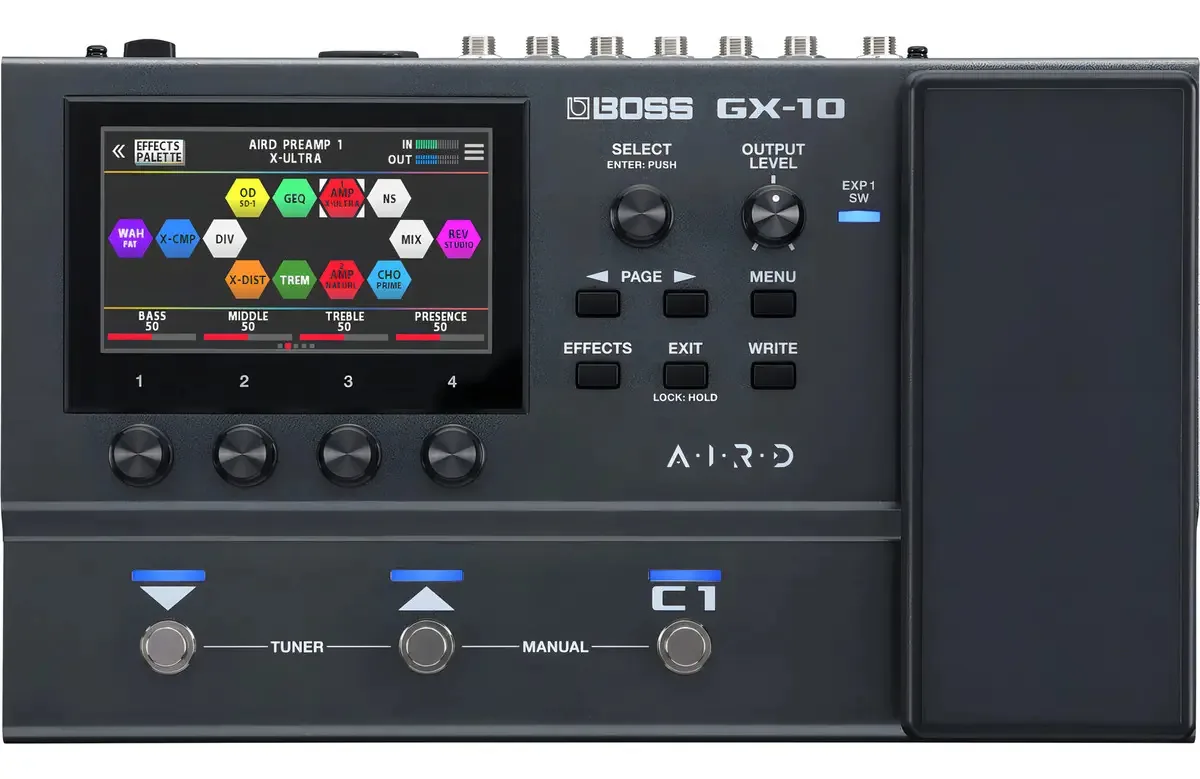 Boss Pedaleira Gx-10 Multi Efeitos Para Guitarra