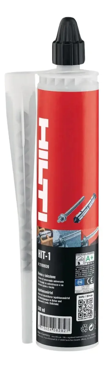 Hit-1 300ml - Adesivo de ancoragem químico - Hilti