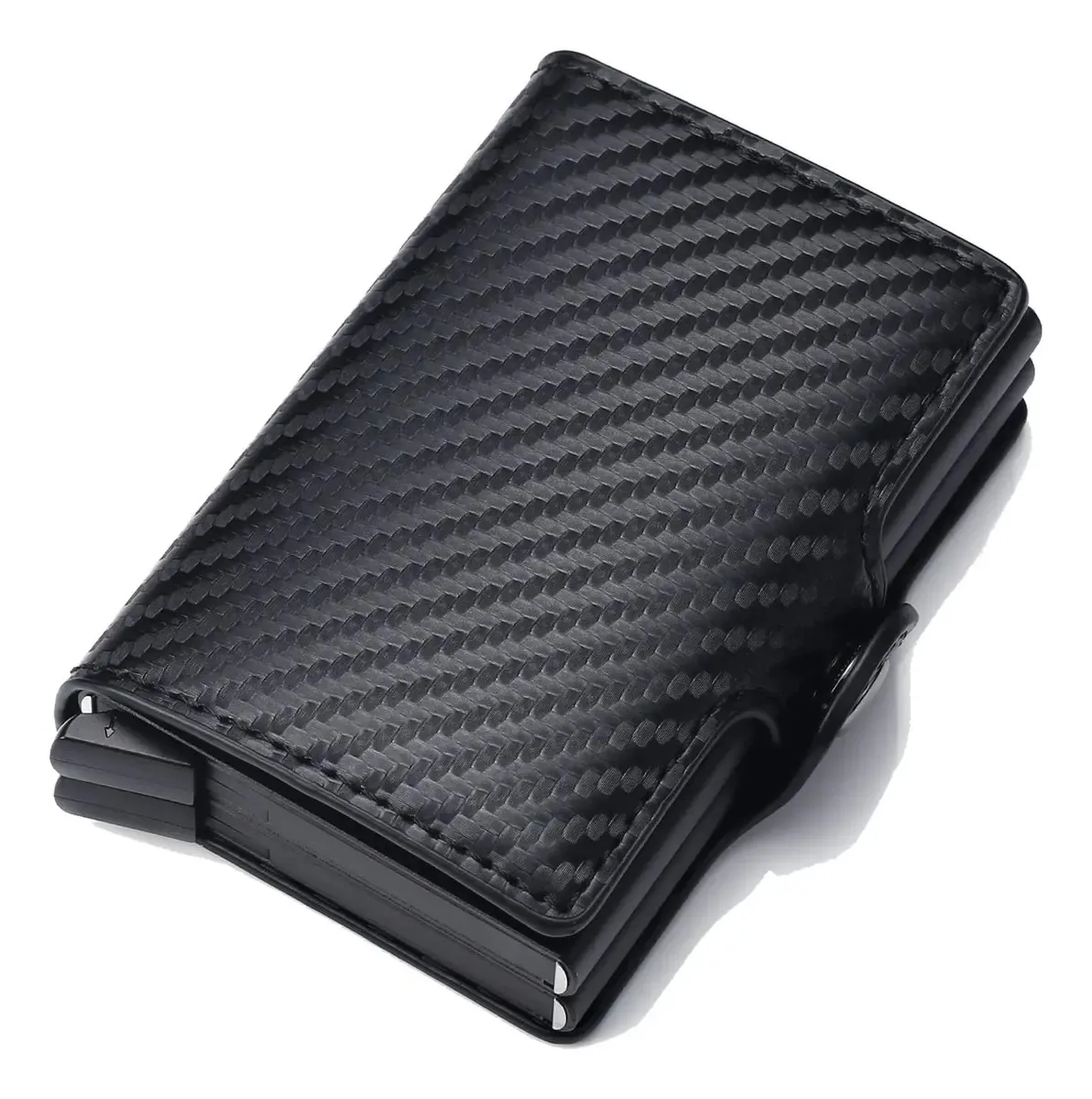 Carteiras Masculinas, Porta-Cartões Com Bolso Para Dinheiro Porta-Moedas Emergente Bloqueio RFID, Com Bolso Para Moedas Fecho Magnético Carteira Para Dinheiro E Moedas, Capacidade Para 12 Cartões