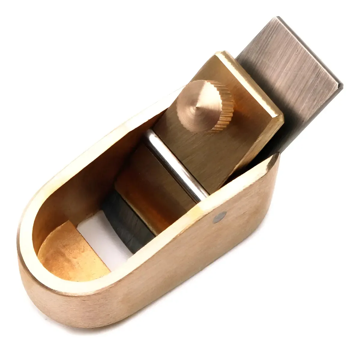 Jiayouy 0,630 polegadas. Pincel largo para polegar para violino, cor bronze