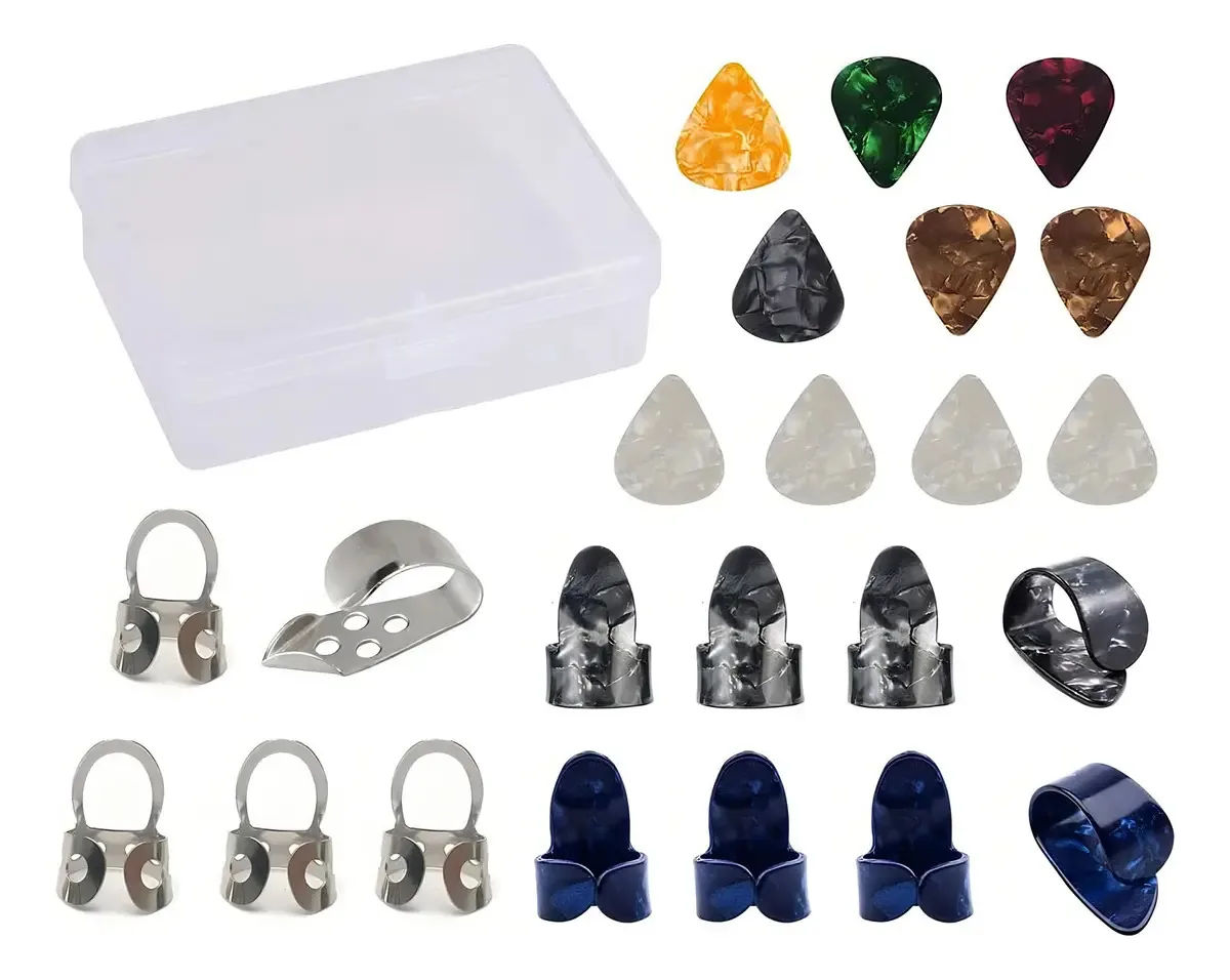 Kit de acessórios para guitarra Jiayouy, 22 peças e 18 peças