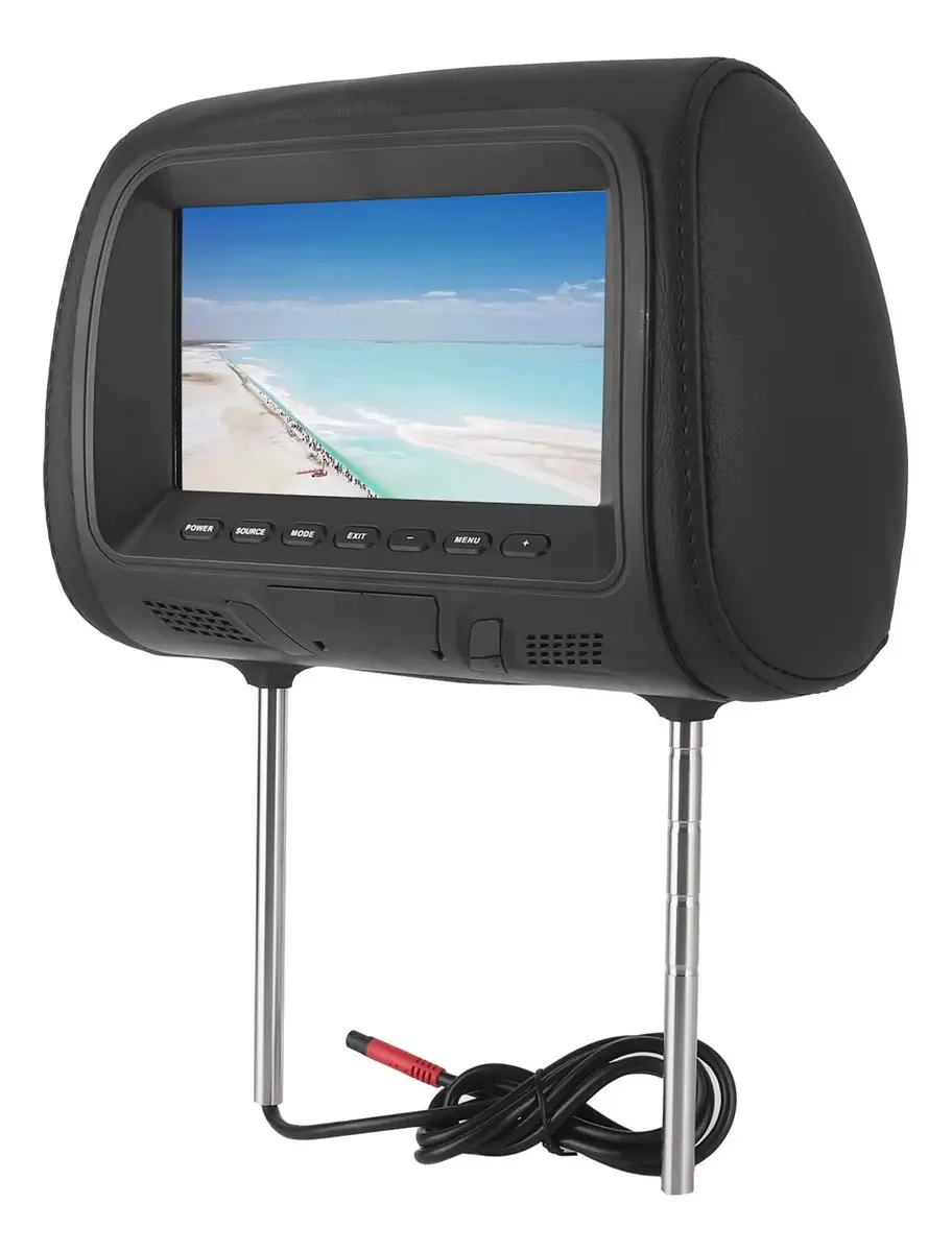 Reprodutor De DVD Para Encosto De Cabeça De Carro, Suporte De Encosto De Cabeça USB, Reprodutor De Vídeo LCD, Reprodutor De Vídeo Multimídia HD Para Carro