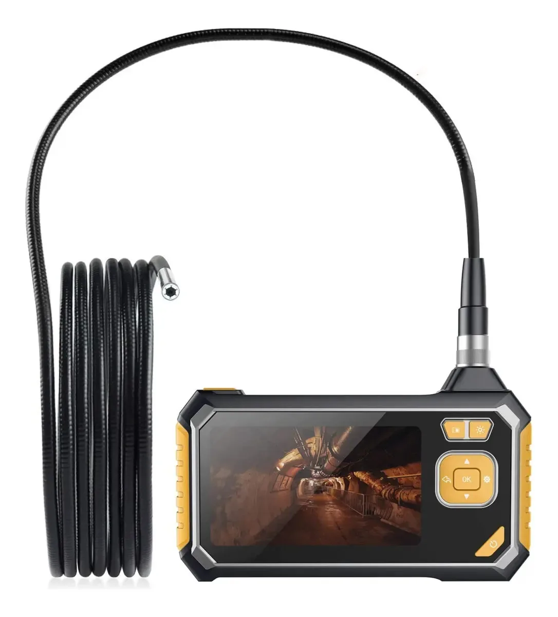 Câmera Yotat, LCD Colorido de 4,3 Polegadas, Câmera de Inspeção por Boroscópio Digital, Câmera de Alcance Digital à Prova d'Água