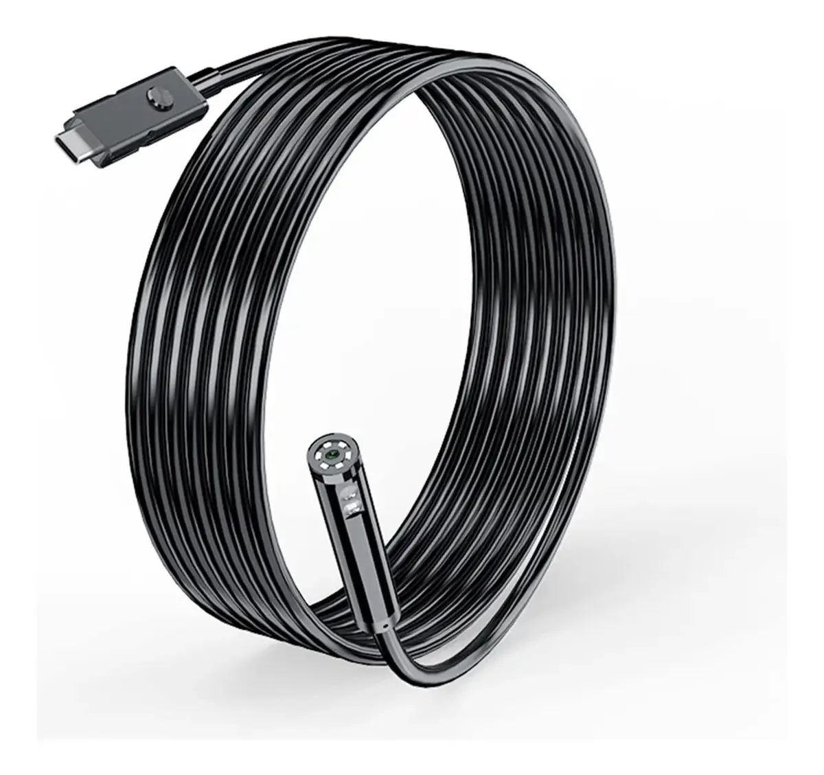 Câmera De Inspeção Ms450 Tipo Cobra Lente Simples E Dupla Industrial 1080p Câmera De Inspeção De Tubulação De Esgoto LCD De 4.5 Câmera Tipo Cobra À Prova D'Água Com 6 LEDs Industriais