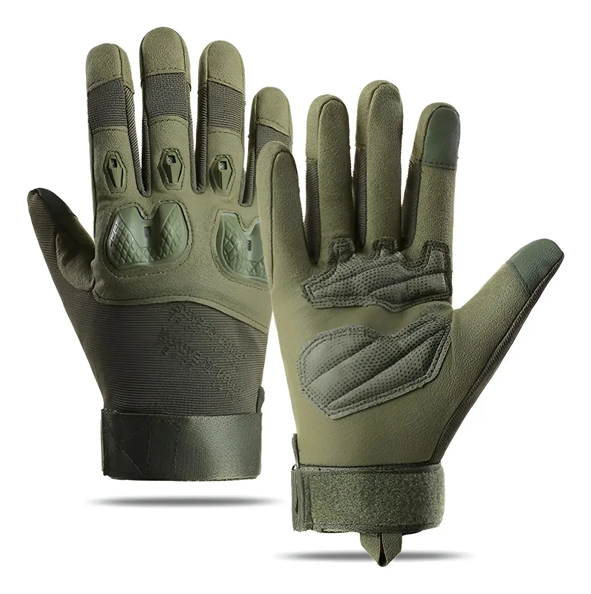 Luvas e acessórios táticos Luvas de motocicleta do exército Finger Color L