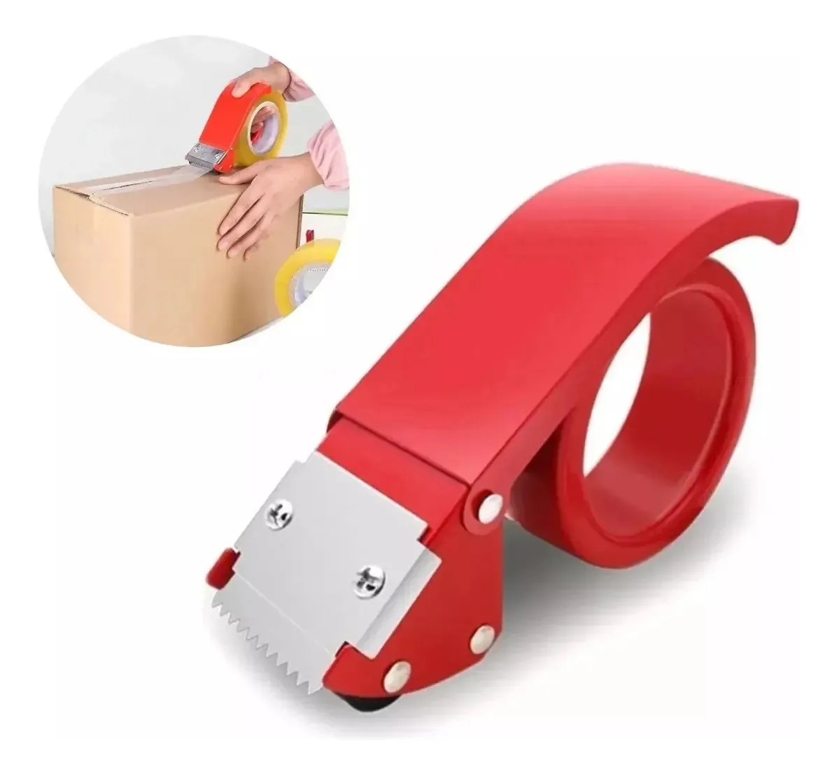 Dispensador Suporte de fita adesiva para embalagem de metal Suporte adesivo para fita adesiva Qatarshop Dispensador para fita adesiva escocesa Dispensador de fita adesiva para embalagem Fita adesiva