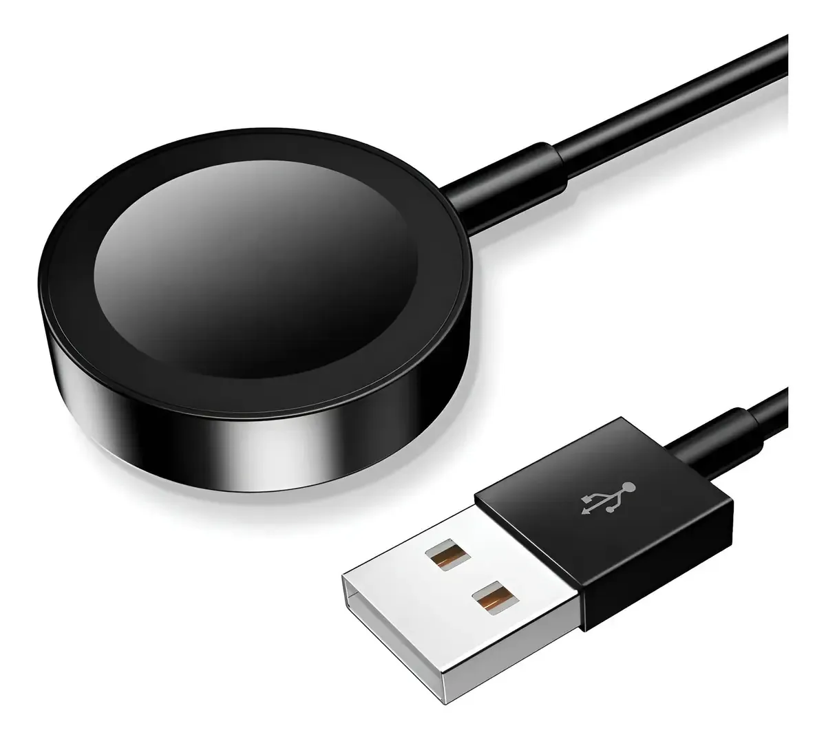 Carregador de smartwatch KAVAVO USB-A preto