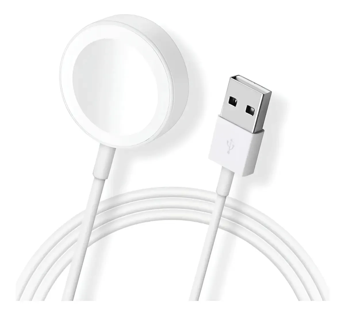 Carregadores USB magnéticos para cabo de carregamento Apple Watch Iwatch - cor branca