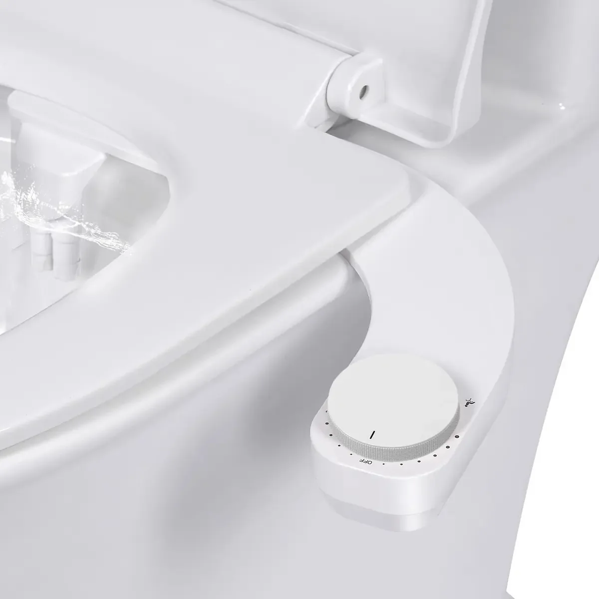 Acessório de Bidê Ultrafino para Vaso Sanitário Bico Duplo