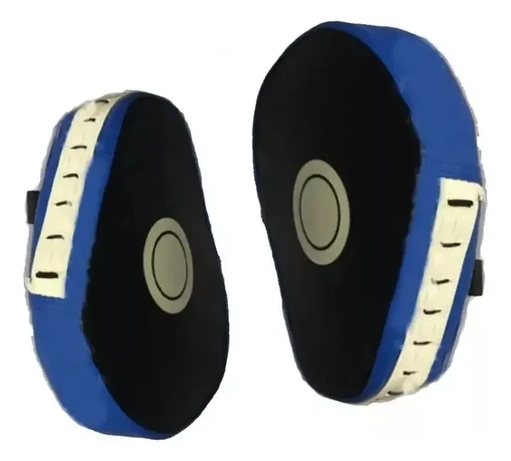 Par de luvas para boxe, artes marciais, karatê, muay thai, cor azul