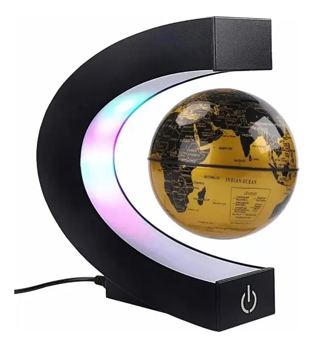 Globo flutuante de LED em forma de globos terrestres de levitação