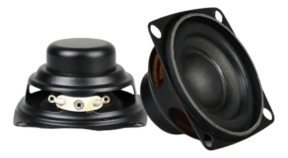 Alto-falantes de 2 x 52 mm, 4 Ohm, 8 W, alto-falantes nítidos e graves ricos para alto-falantes auditivos domésticos