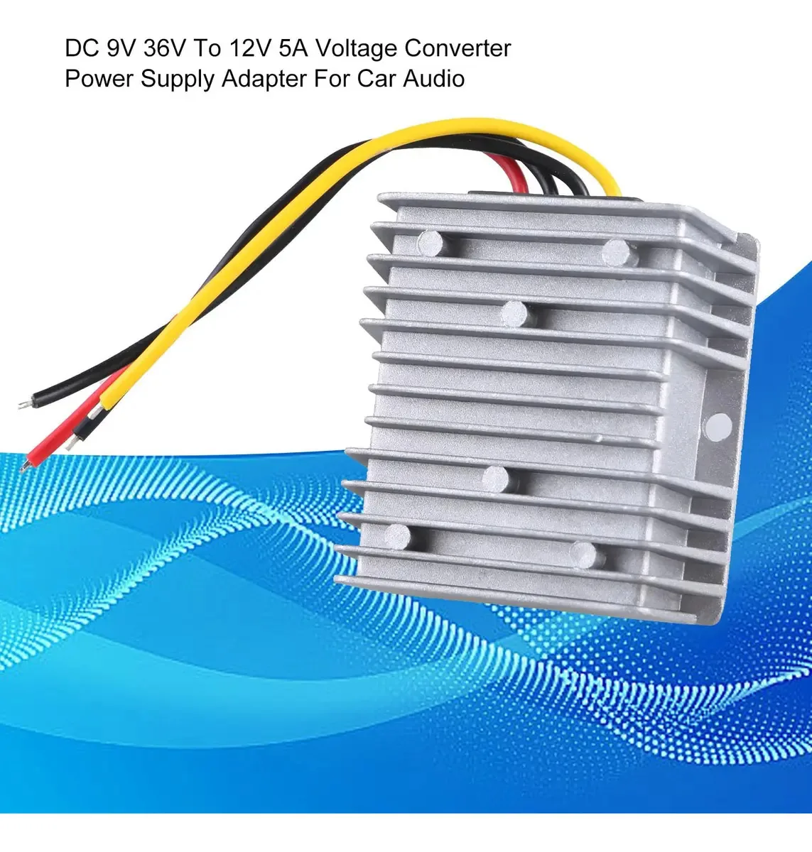 Hiopoiuyt Conversores de 9v-36v para 12v Conversores de Tensão Elevada para Carros, Reguladores de Fontes de Alimentação para Carros