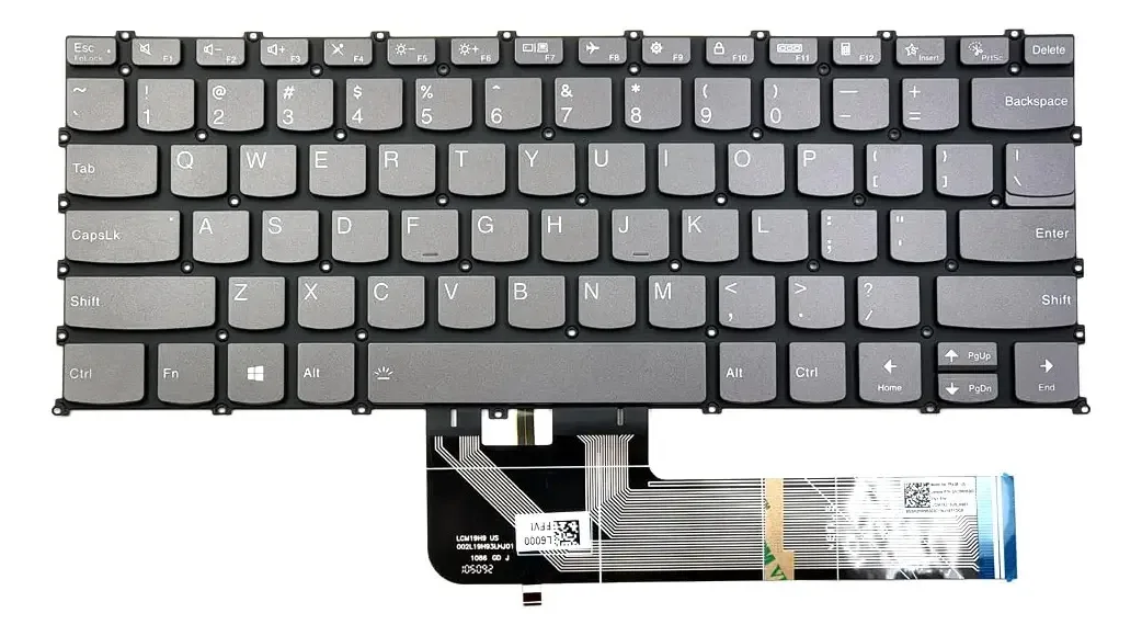 Teclados para notebooks e netbooks KGIGIBE cor Preto Inglês US