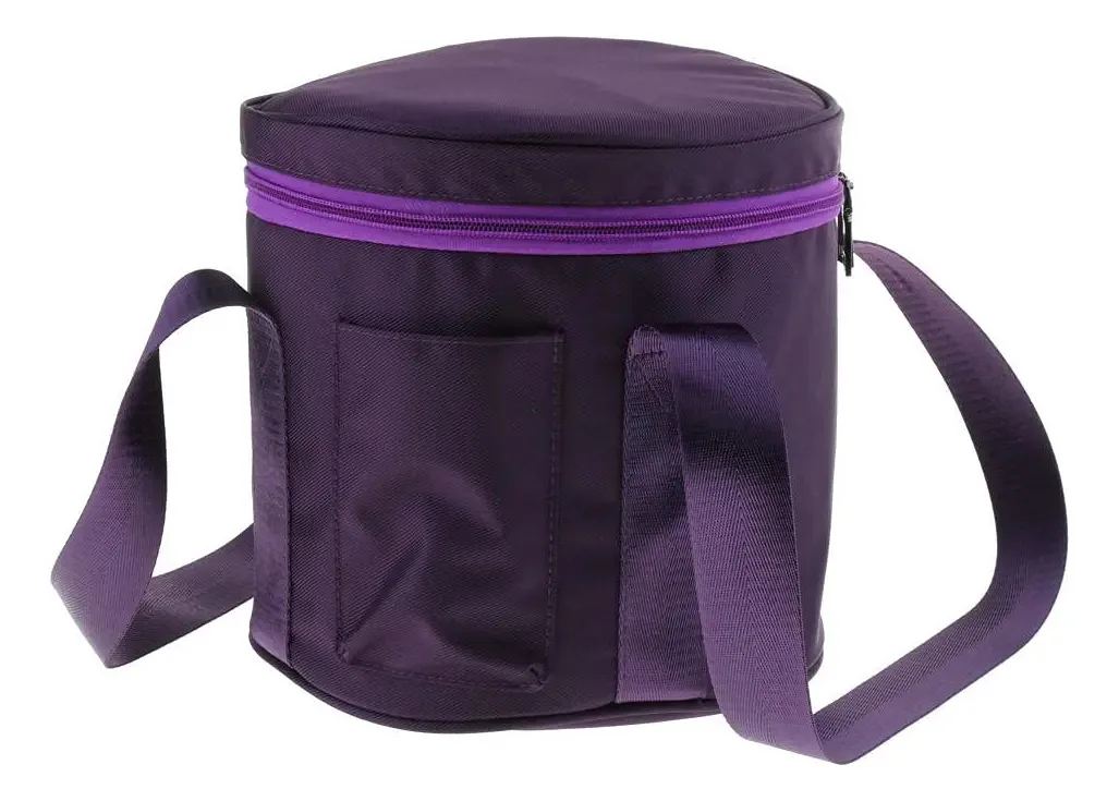 B Blesiya 1 Pc Bolsa de Transporte de Algodão Espessado para Tigela Cantante para Iniciantes Produção de Instrumentos Musicais - Roxo, 8 Polegadas