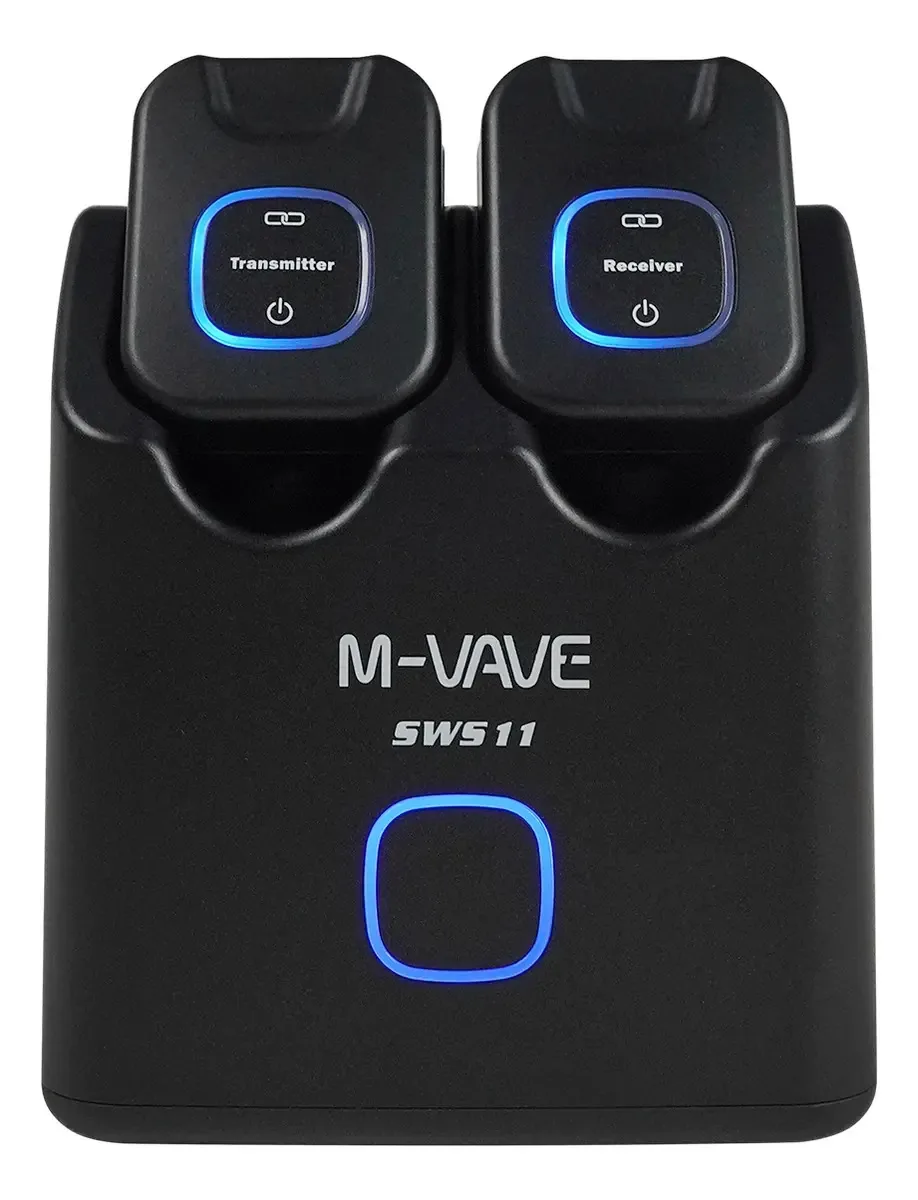 Sistema de áudio sem fio M-vave Wp-11 de baixa latência e ruído