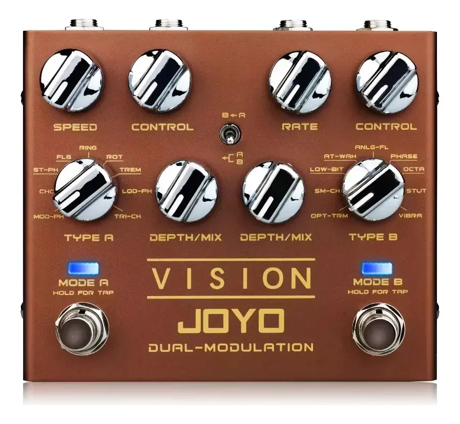 Efetor de efeitos portáteis Joyo R-09 18 tipos de modulação