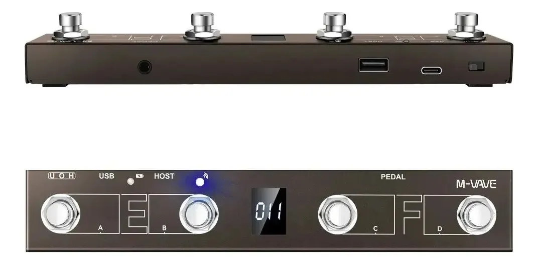 Controlador Midi Wireless Pedal Chocolate Plus E