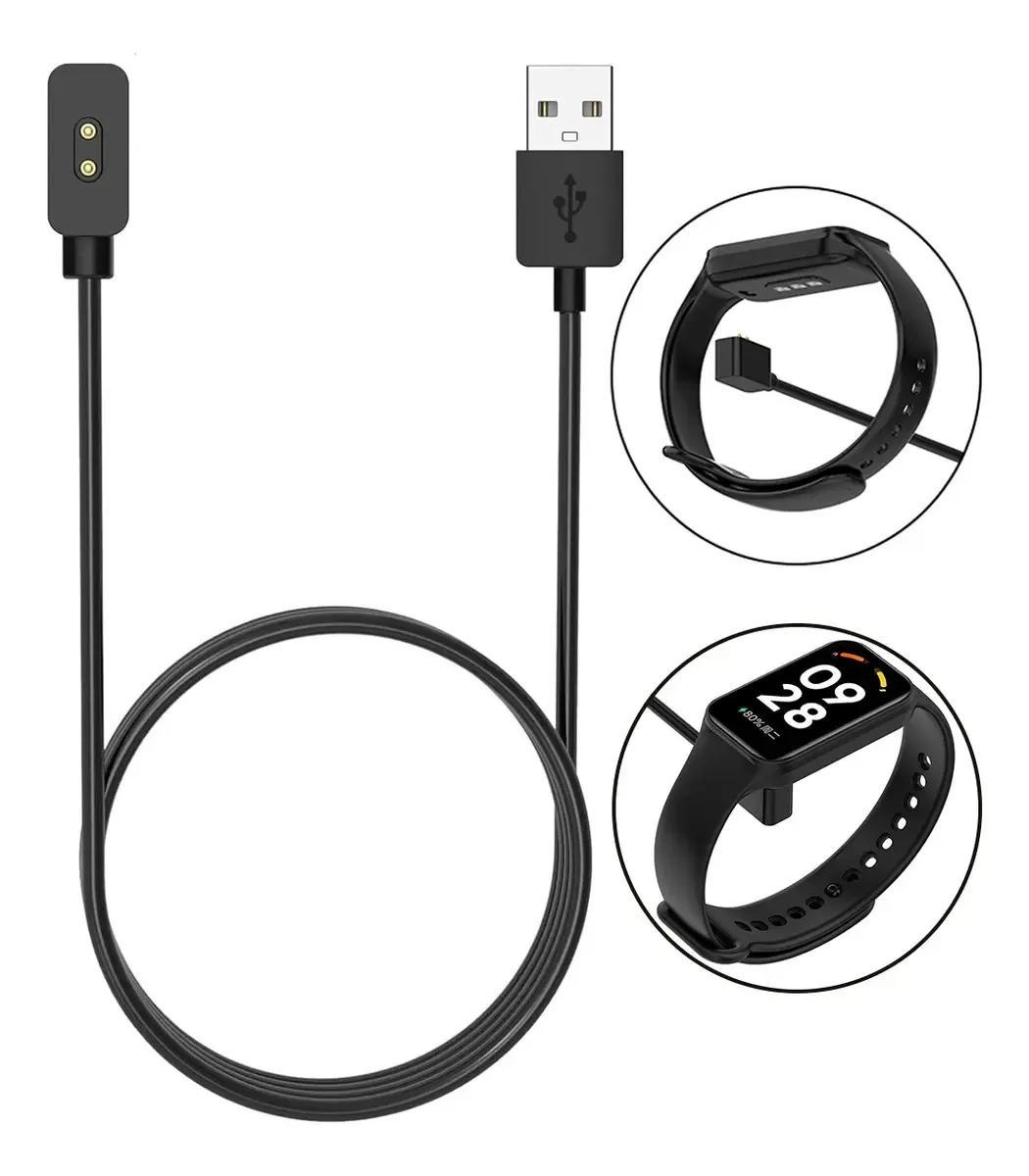 Carregador para smartwatch XTWE AL-2P preto