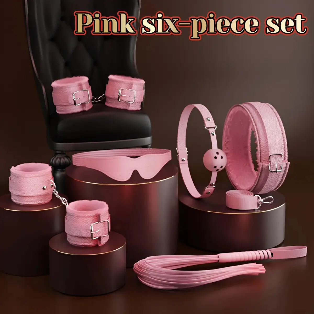 Conjunto de alças e alças de cosplay Sm Erotic Bondage, colorido, conjunto de 6 peças