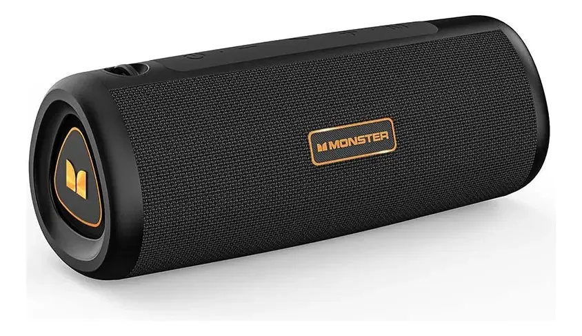 Caixas De Som Bluetooth Monster, 30 Watts Subwoofer Ativo Caixas Bluetooth Com 24 Horas de Reprodução Caixinha Som Com Emparelhamento Tws Que Suportam Tf/usb/aux-in Monster S25Preto