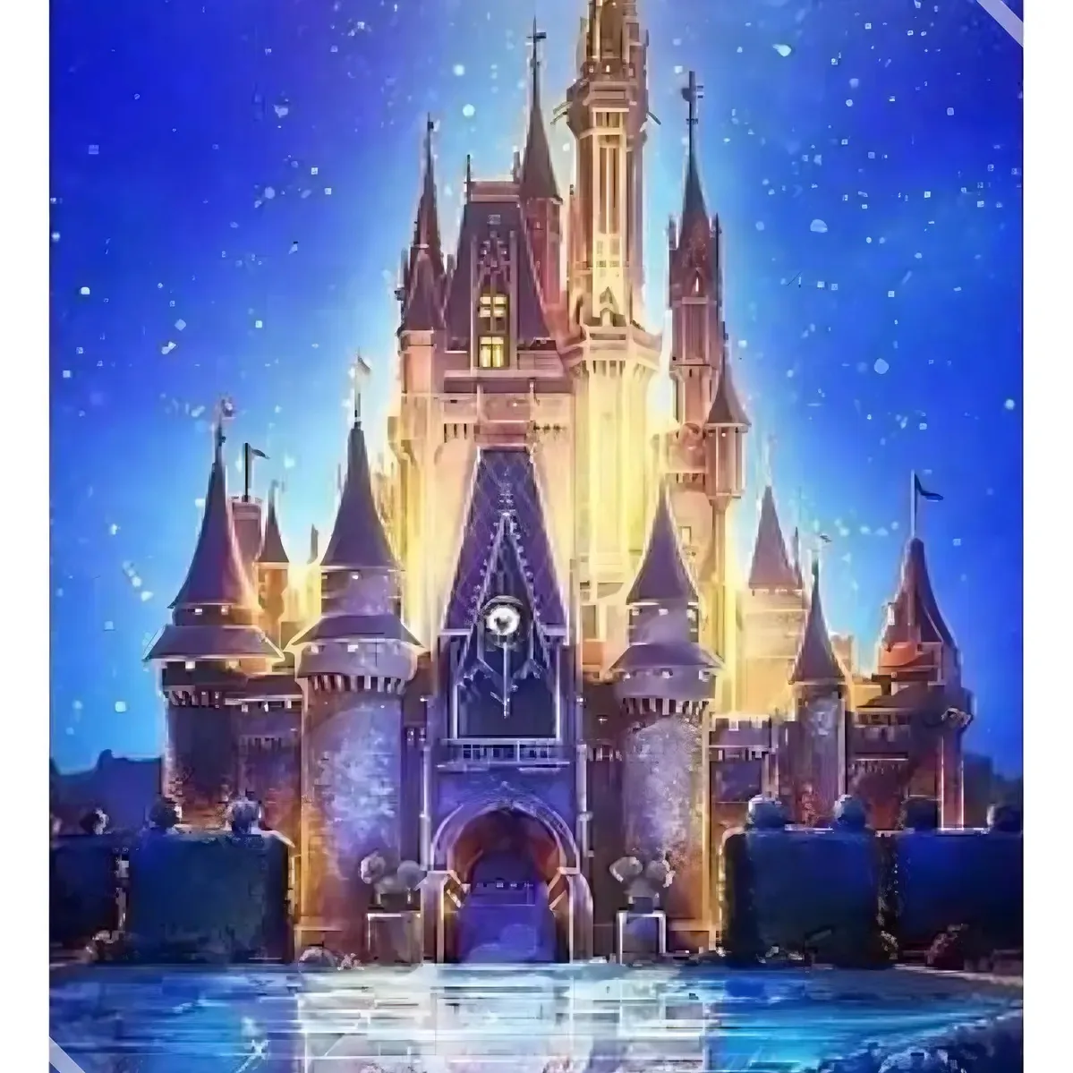 Kit Pintura De Diamante 5d Diy 35x45 Castelo