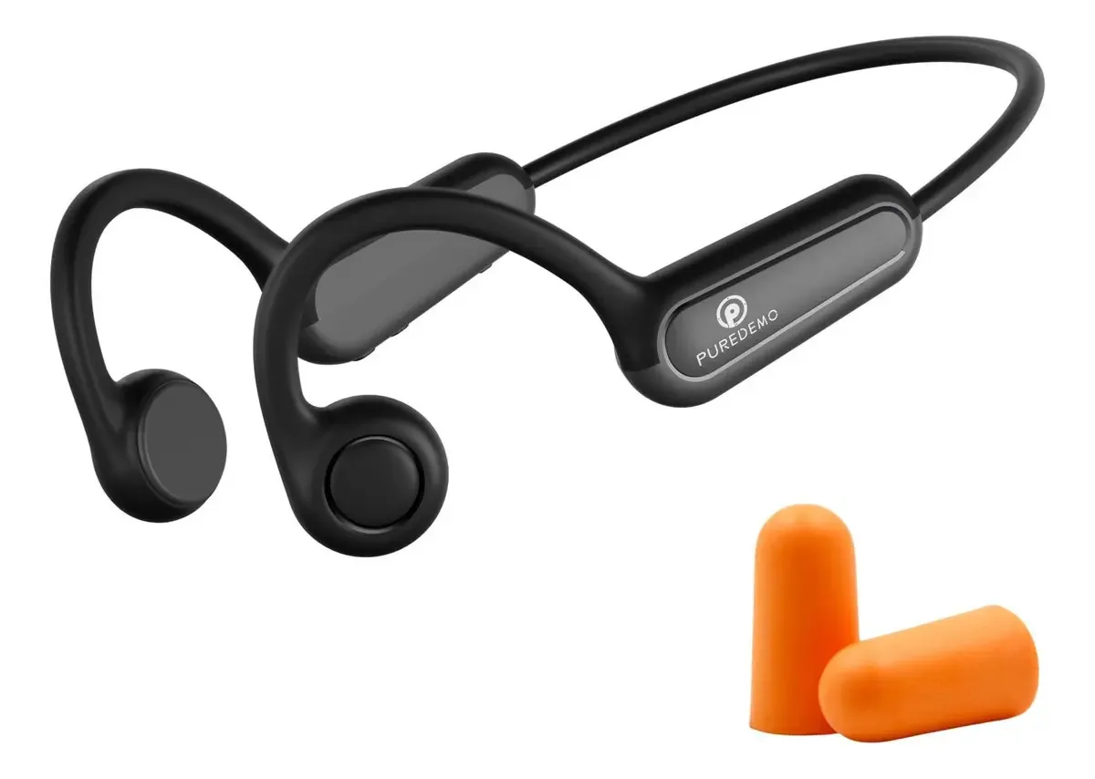 Akamgolla - Fones de ouvido de condução óssea, Bluetooth tipo C