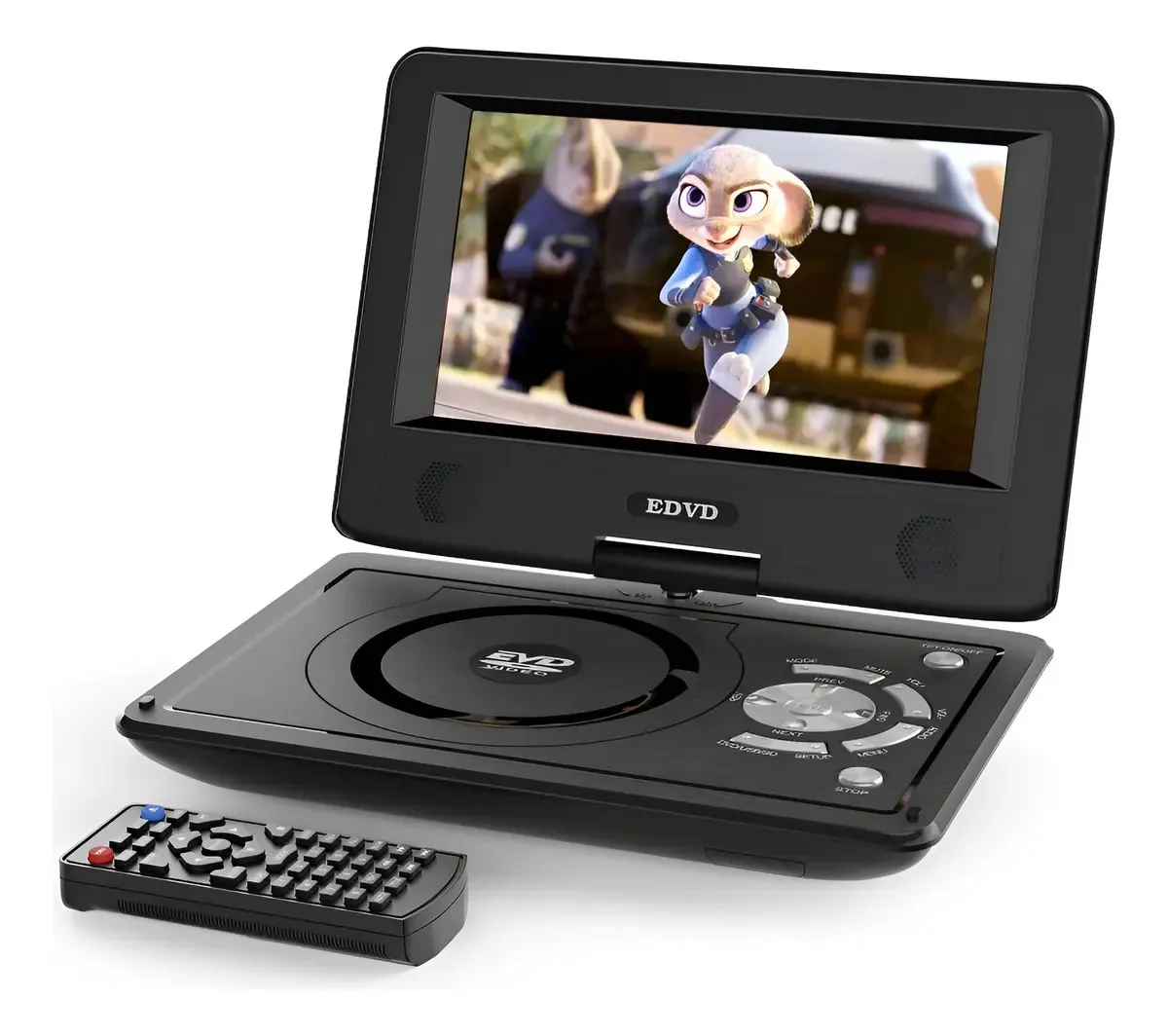 Leitor de DVD portátil Sqqbzz de 11,5" para crianças com tela HD de 9,5", cor preta