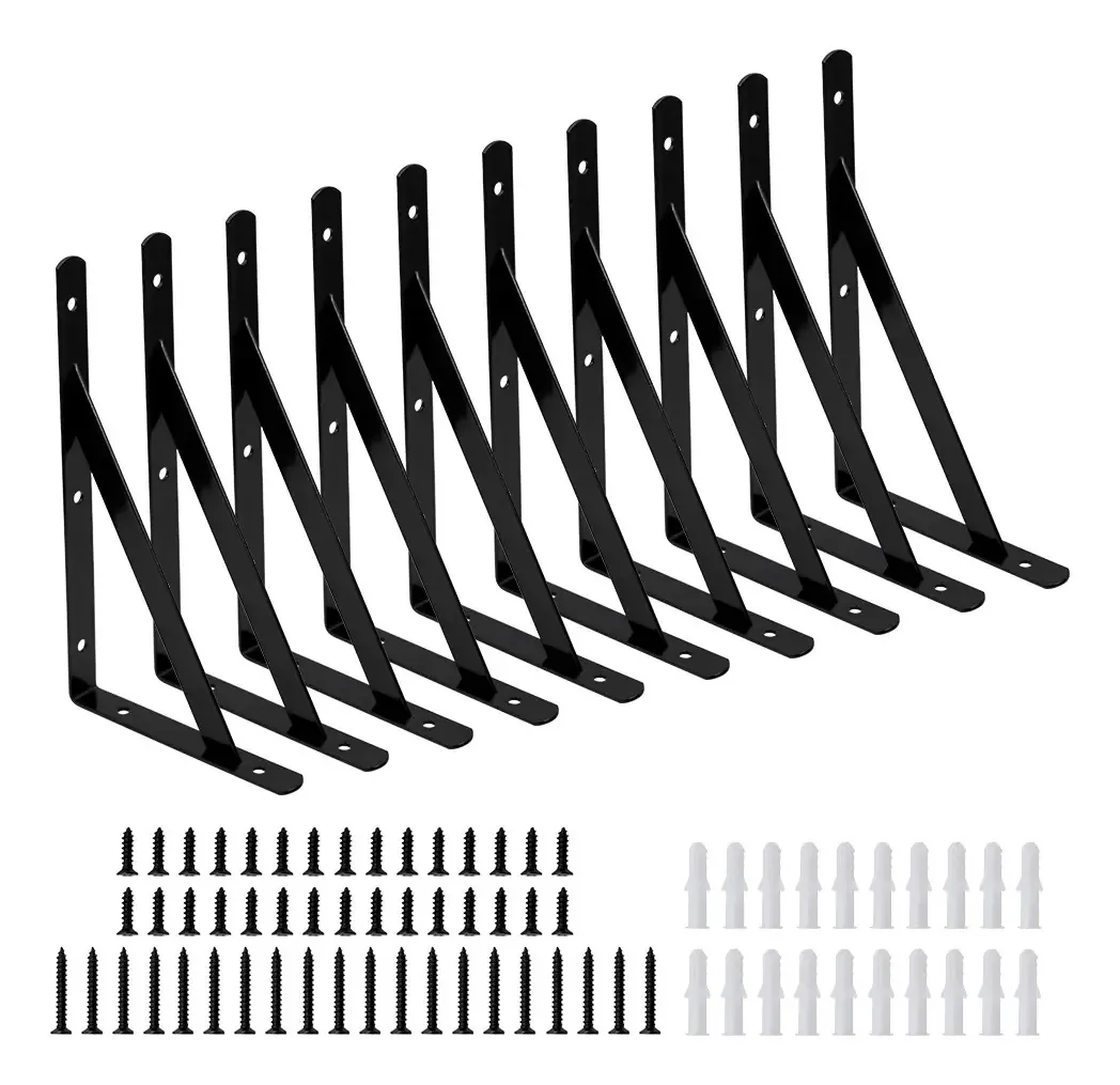 Pacote de 10 suportes de prateleira, 20cm* 12cm