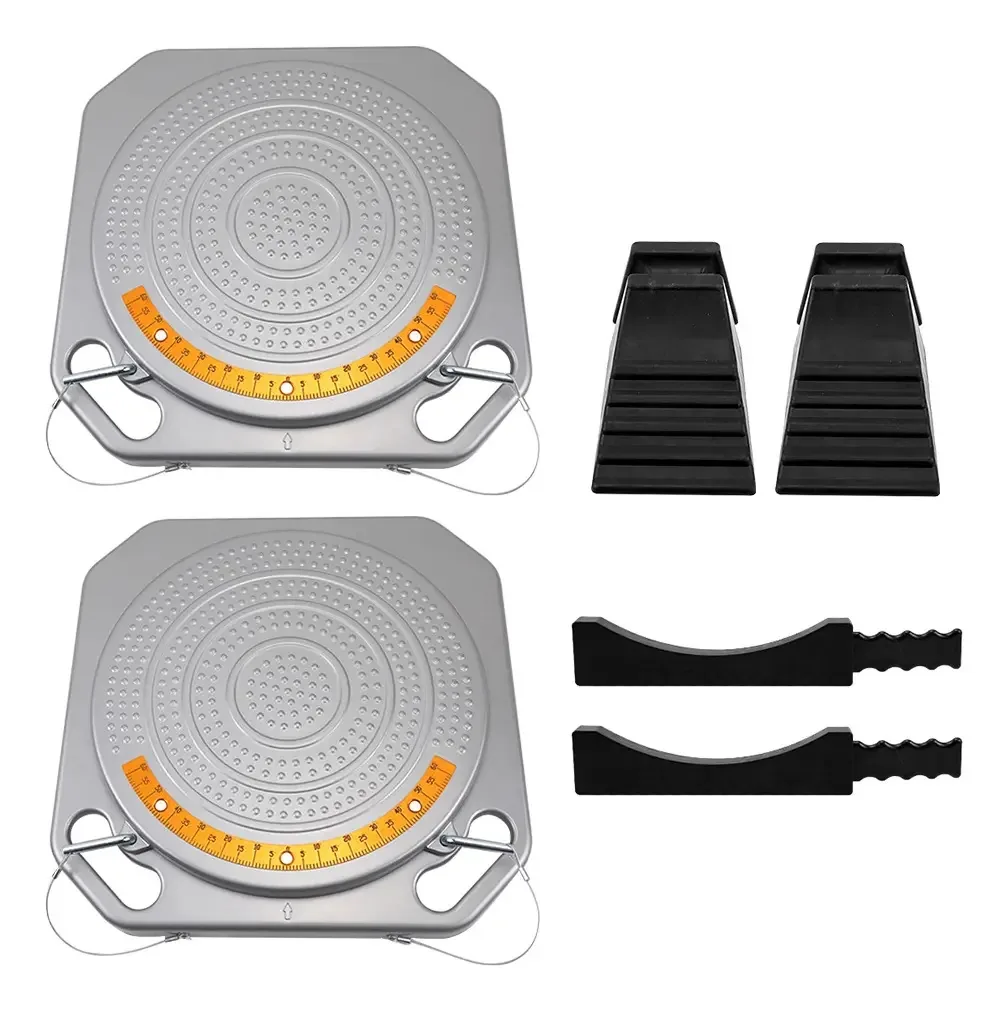 Placas de alinhamento para carros e vans de 4 toneladas