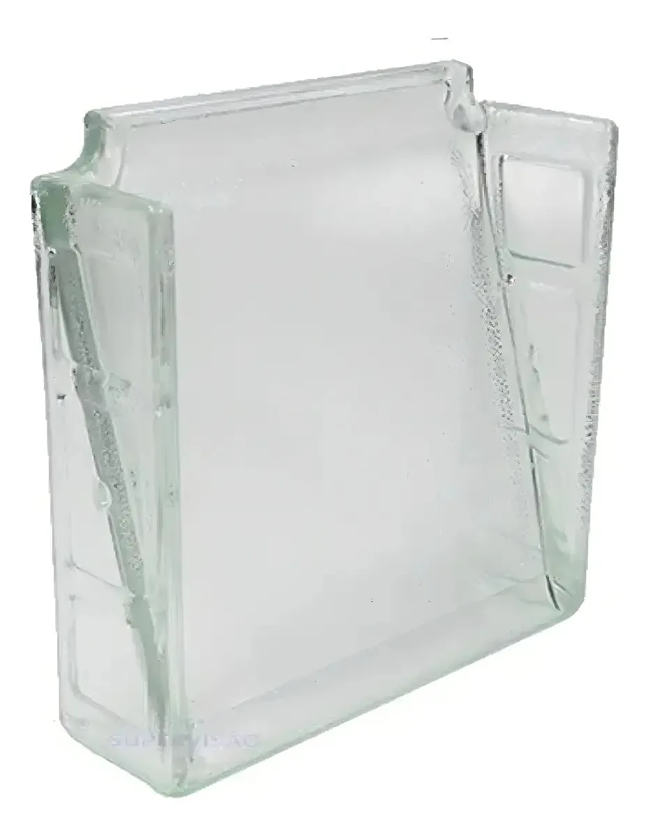 3 Elemento Veneziana 20x20 Transparente Tijolo Bloc