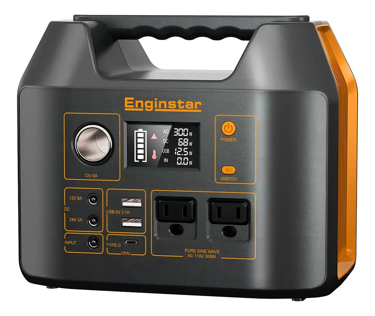 Enginstar central de energia solar portátil 300W
