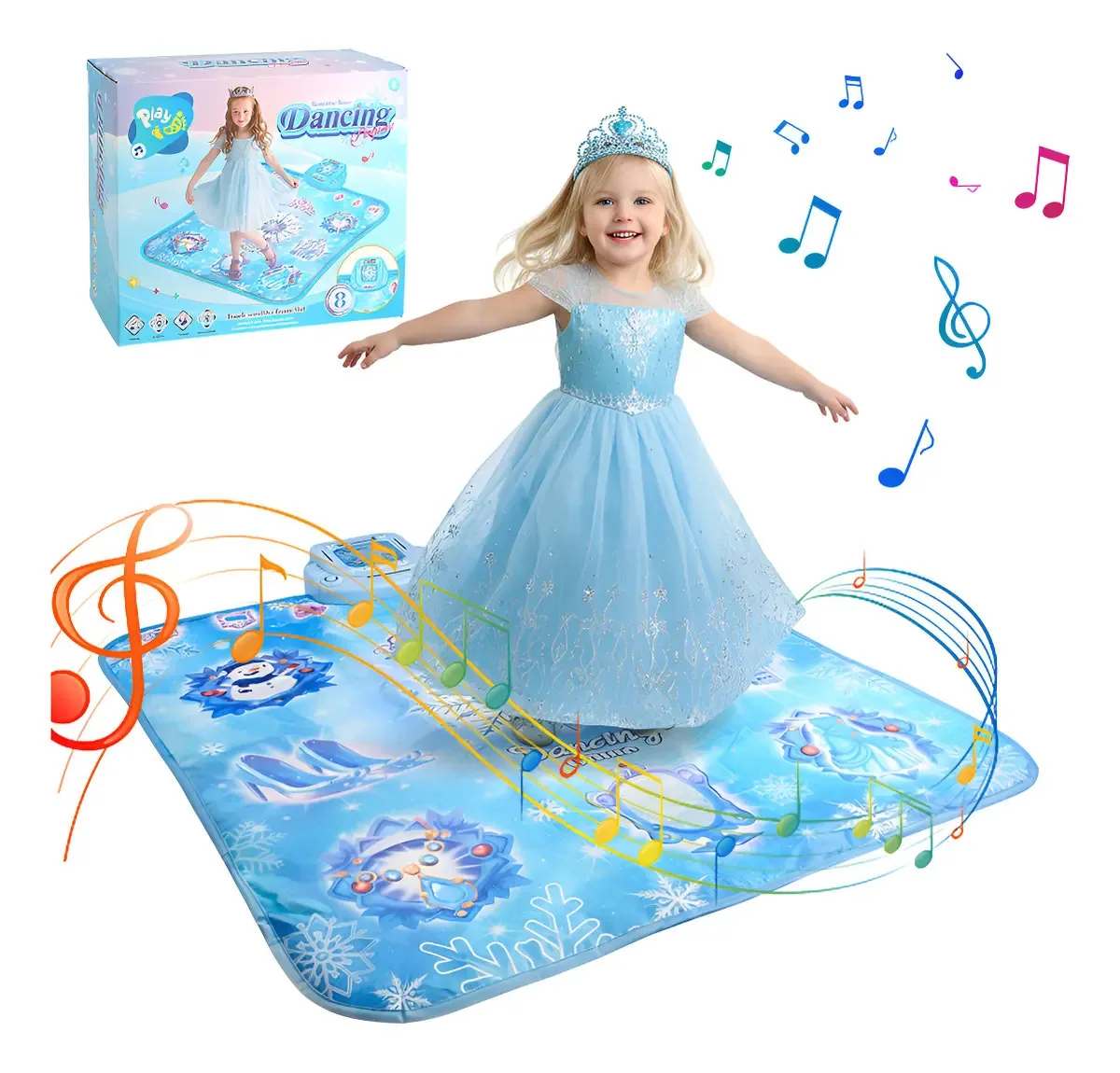 Tapete de dança infantil, brinquedos, tapete de música