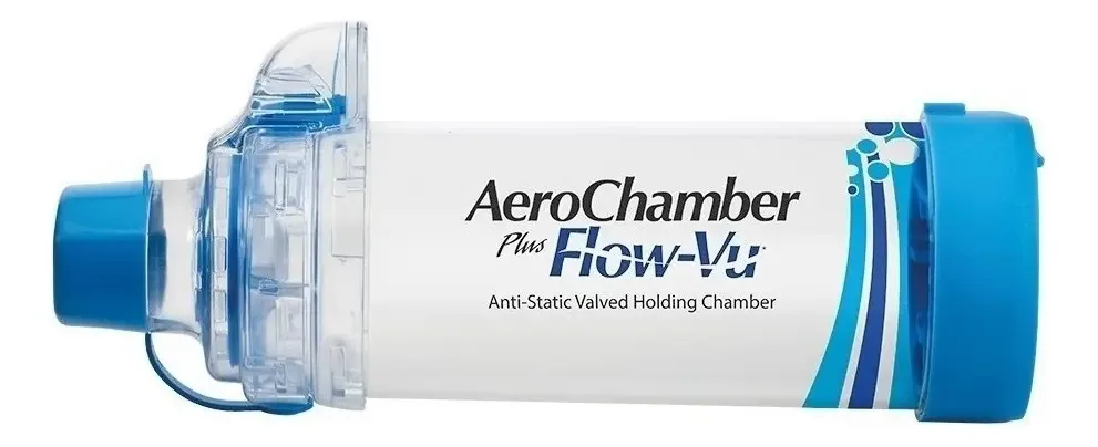 Câmera espacial Aerochamber Adult Nozzle com Flow Vu