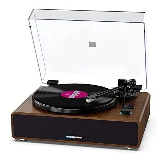 Digite agora! Toca-discos de vinil