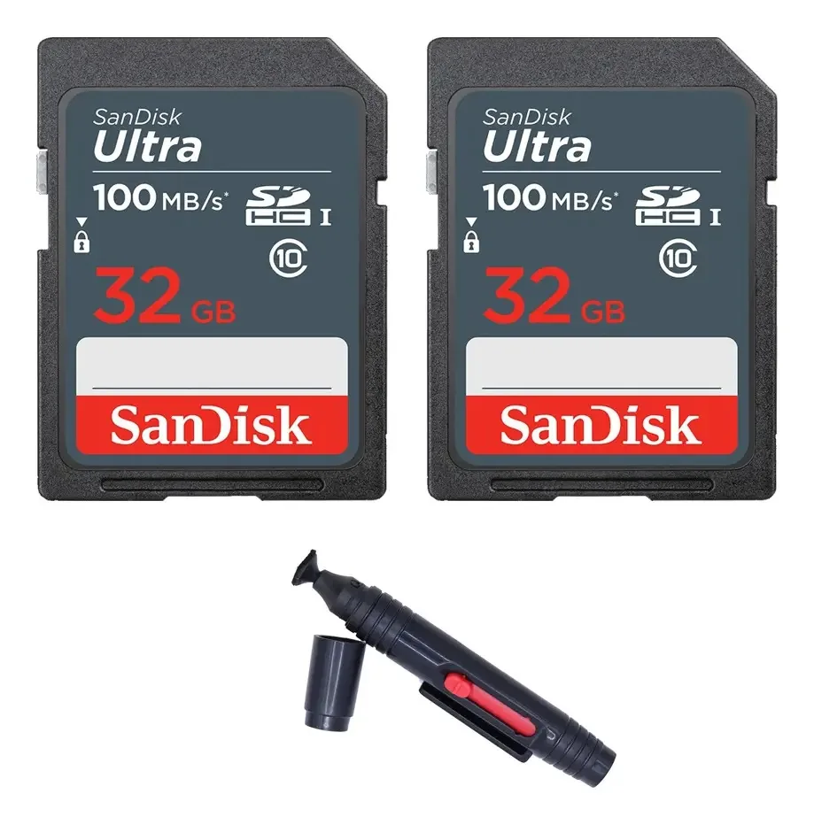 Cartão de memória SD Sandisk Ultra 2pcs com