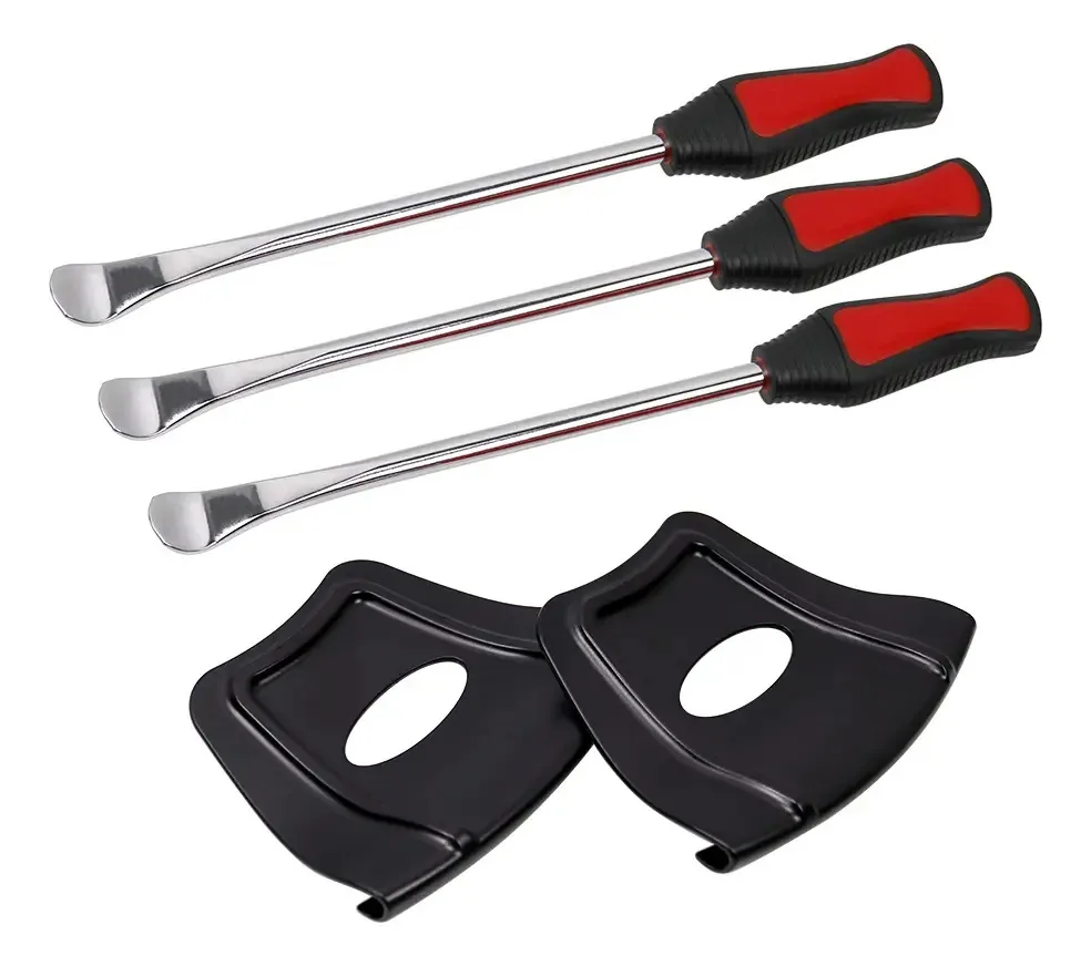 Kit de Reparo de Pneus 2 Espátulas 30 Cm Protetor de Aro