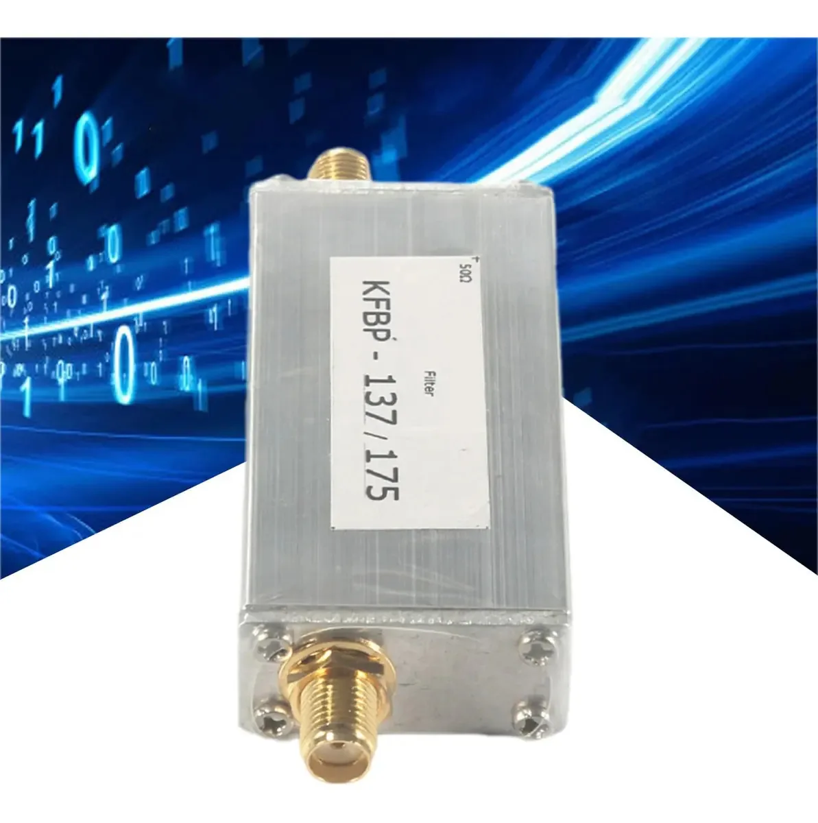 Yjcnelcr - Filtro De Banda De Passagem VHF De Metal De Frequência 137-175 MHz Para Comunicação Clara Para Rádio, Filtro De 137-175 MHz
