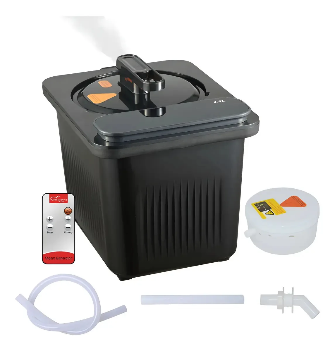 Pote de vapor portátil para sauna Amocane, 4 litros, Generad