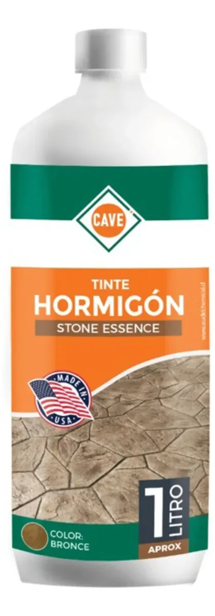 Tintura de concreto - corante semitransparente para concreto bronzeado