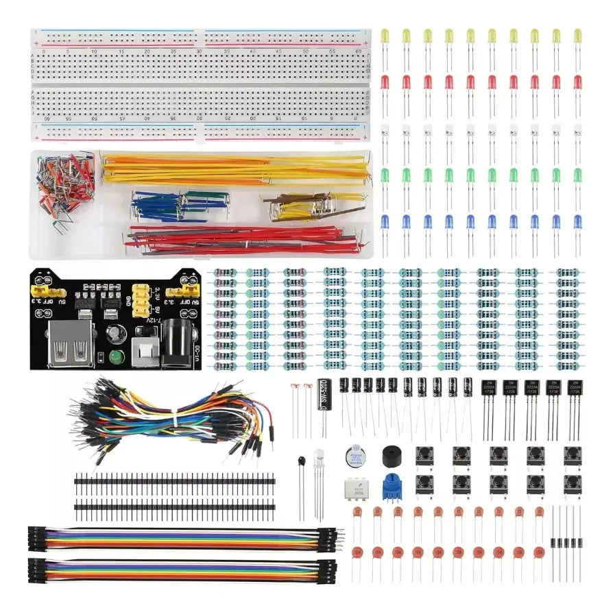 Kit de componentes eletrônicos Sanboo Shop 830 pontos de conexão para um