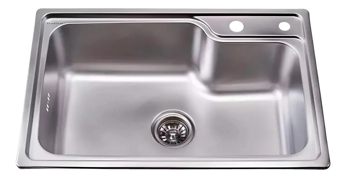 Pia de cozinha Pia de cozinha Morshop BH1X aço inoxidável acetinado