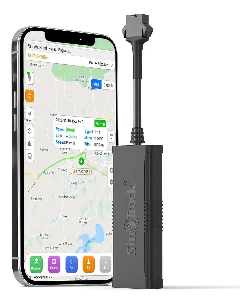 Sinotrack St-901m - Rastreador Gps Para Veículos, Mini Localizador Gps Em Tempo Real, Rastreador De Veículos Com Alarme Antiperda, Rastreador De Localização Para Carro, Motocicleta, Ônibus