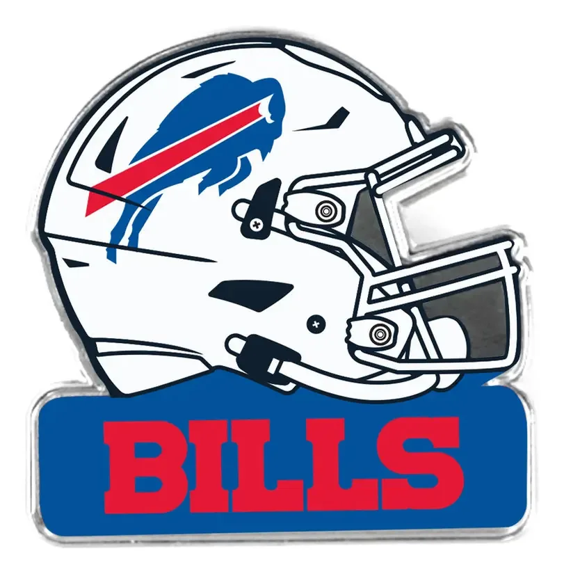 Capacete Pin Premier Aminco Buffalo Bills Cor Branco Capacete Premier Bills