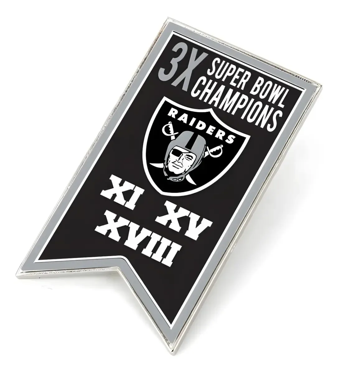 Pin Champ Banner da NFL Las Vegas Raiders