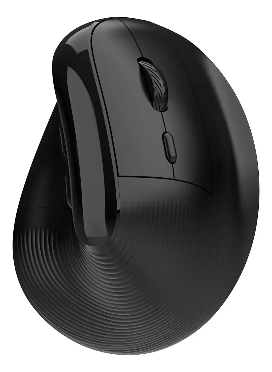 Bluetooth recarregável e mouse vertical USB sem fio