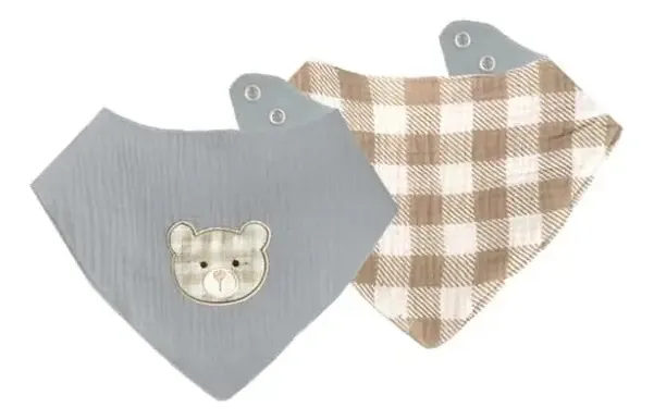 Conjunto de babadores Mon Ami, pacote de 2 peças, bebê